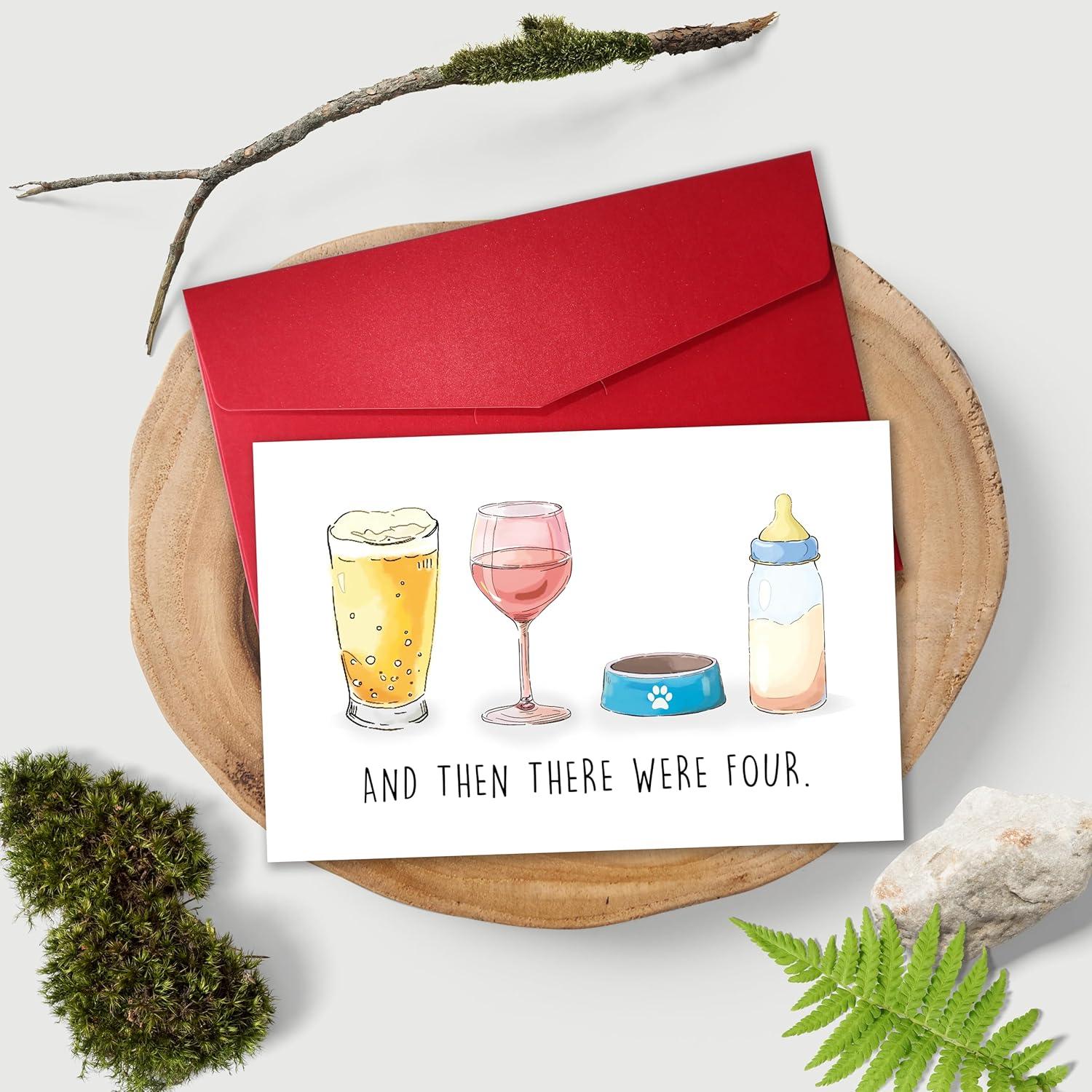 Tarjeta de Felicitaciones Baby Shower Bewoow 20.5x13.5cm