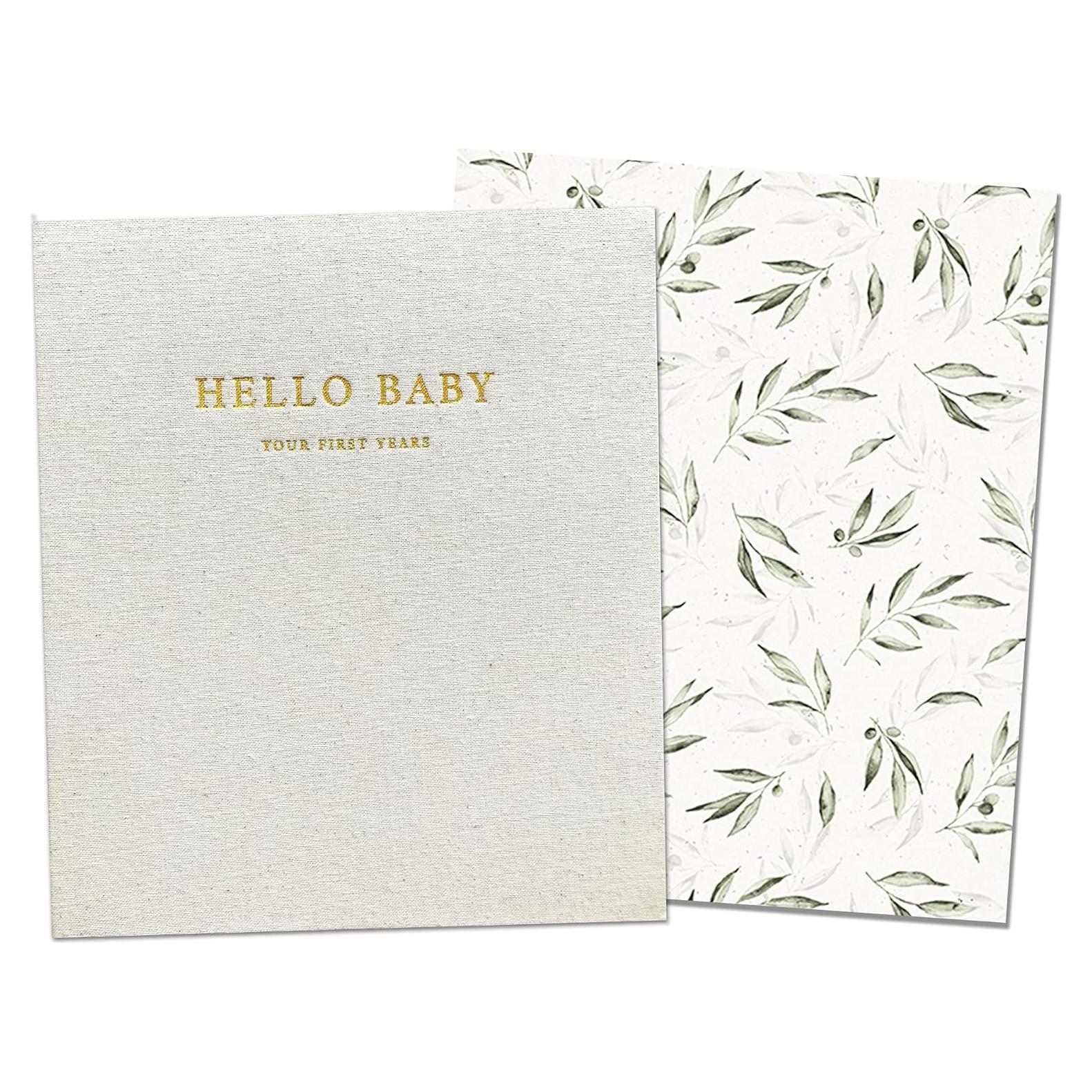 Libro de Recuerdos para Bebés Peachly Oliva - 60 Páginas