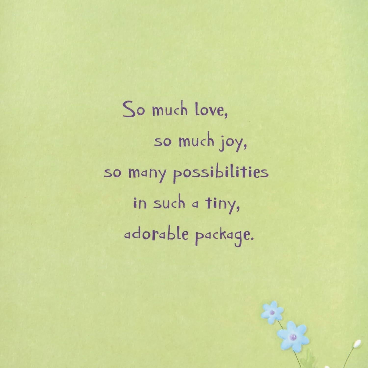 Tarjeta de Baby Shower Hallmark Animales en el Bosque 12.7x18.3cm