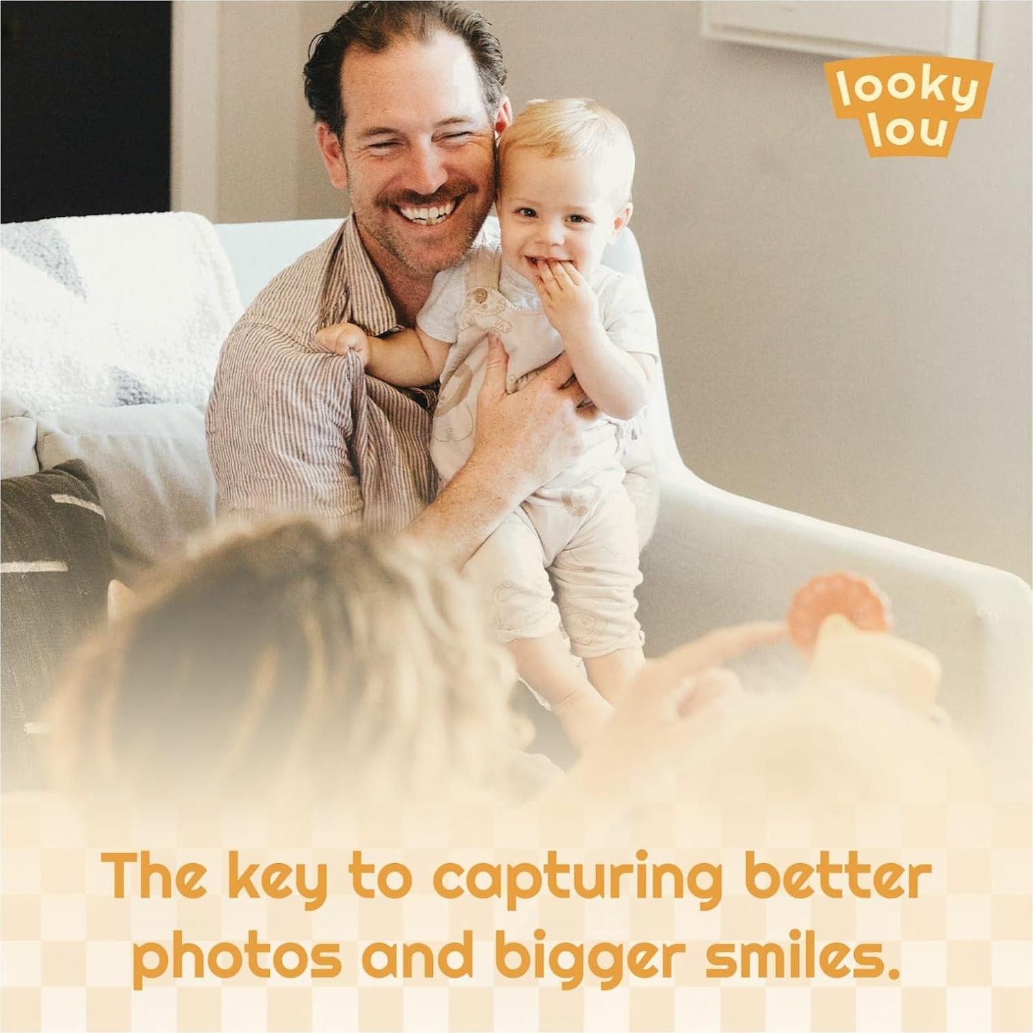 Clip de Teléfono Looky Lou con Sonajero León para Bebés