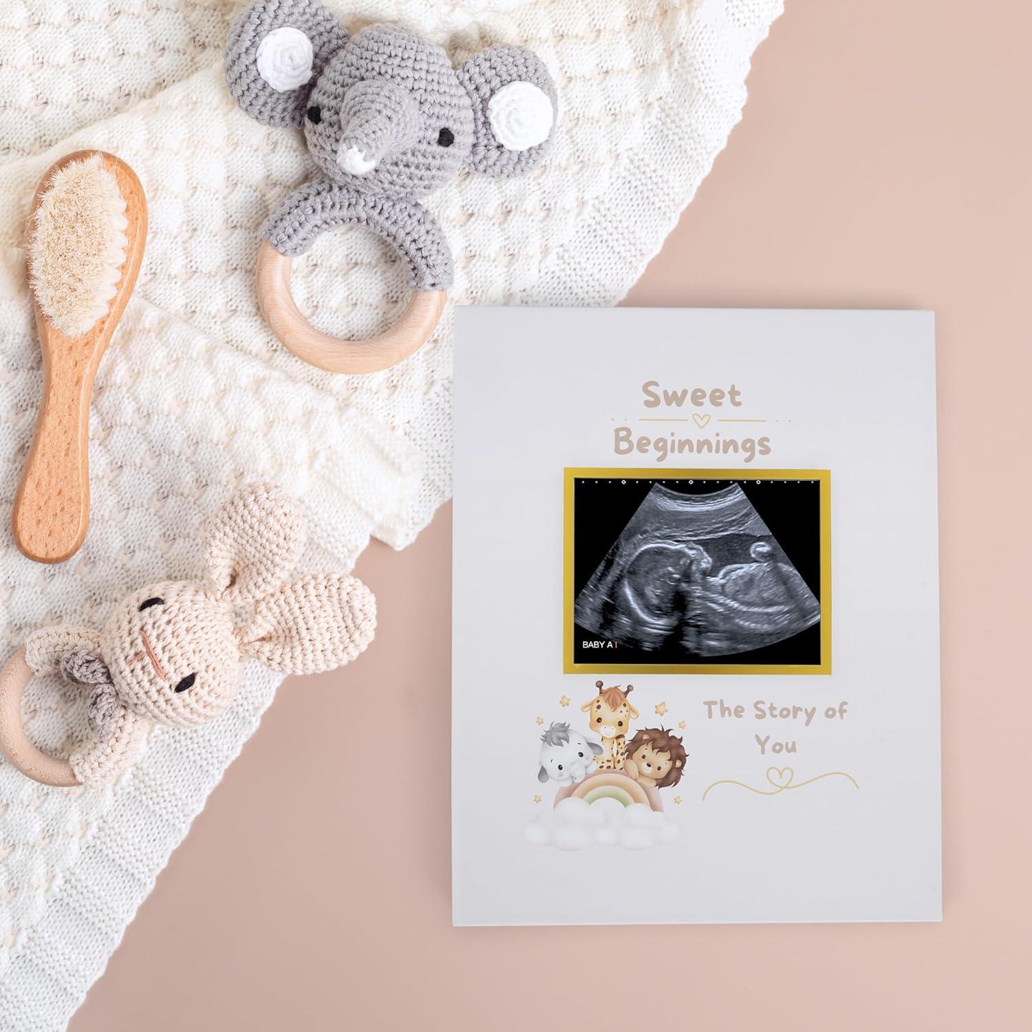 Pregnancy Journal, Baby Book - Hardcover Spiral Journal to Document Your Baby's Milestones w/ Pregnancy Facts - Perfect Keepsake to Remember Your Pregnancy and Baby's Growth