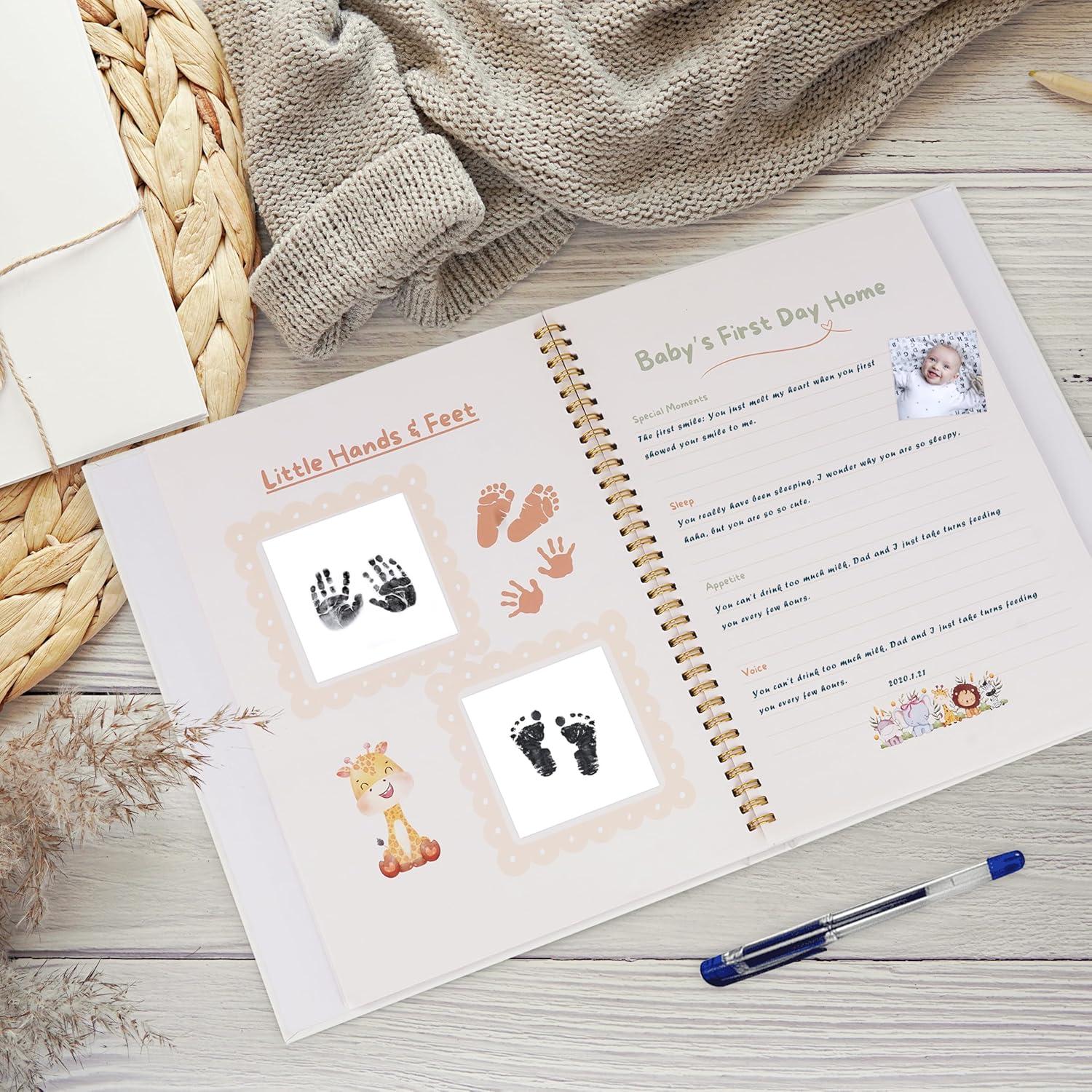 Pregnancy Journal, Baby Book - Hardcover Spiral Journal to Document Your Baby's Milestones w/ Pregnancy Facts - Perfect Keepsake to Remember Your Pregnancy and Baby's Growth