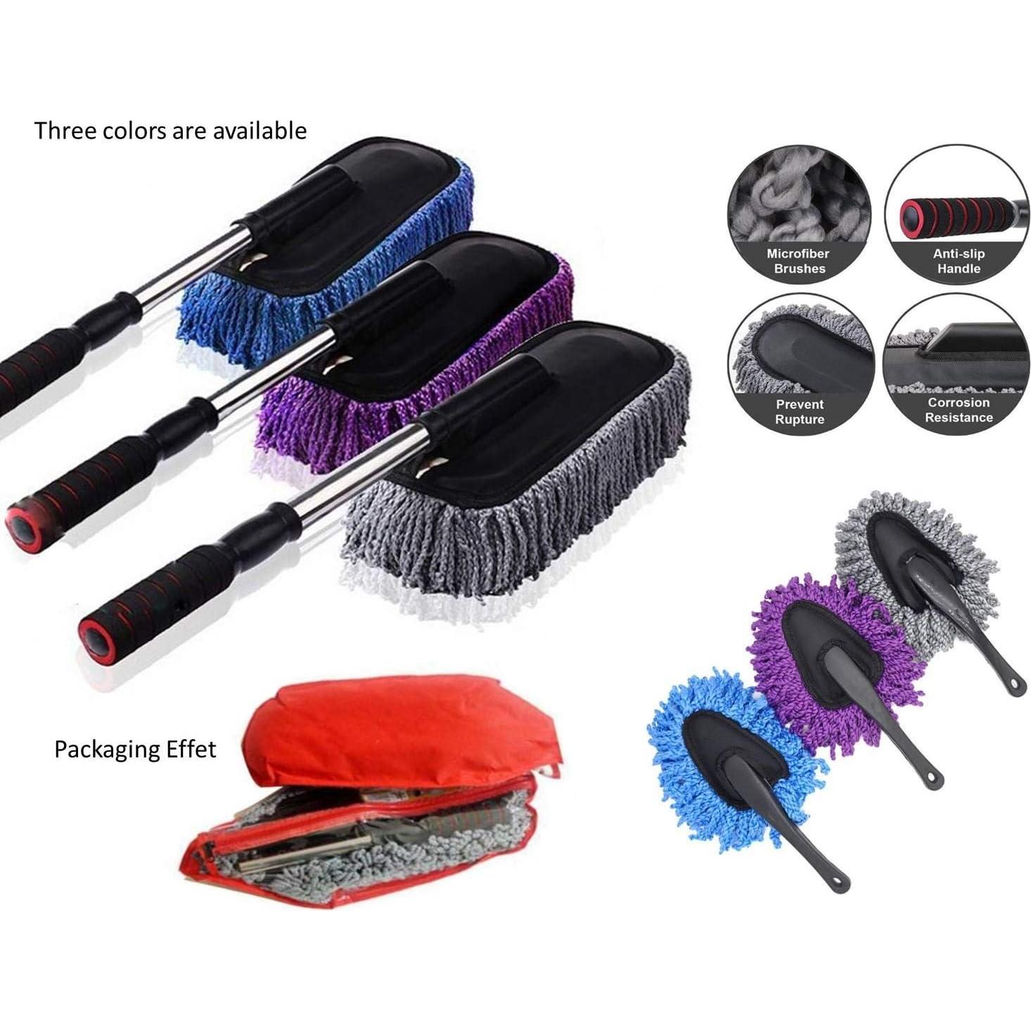 Kit de Limpieza de Coche Bargain Crusader - 2 Piezas Púrpura