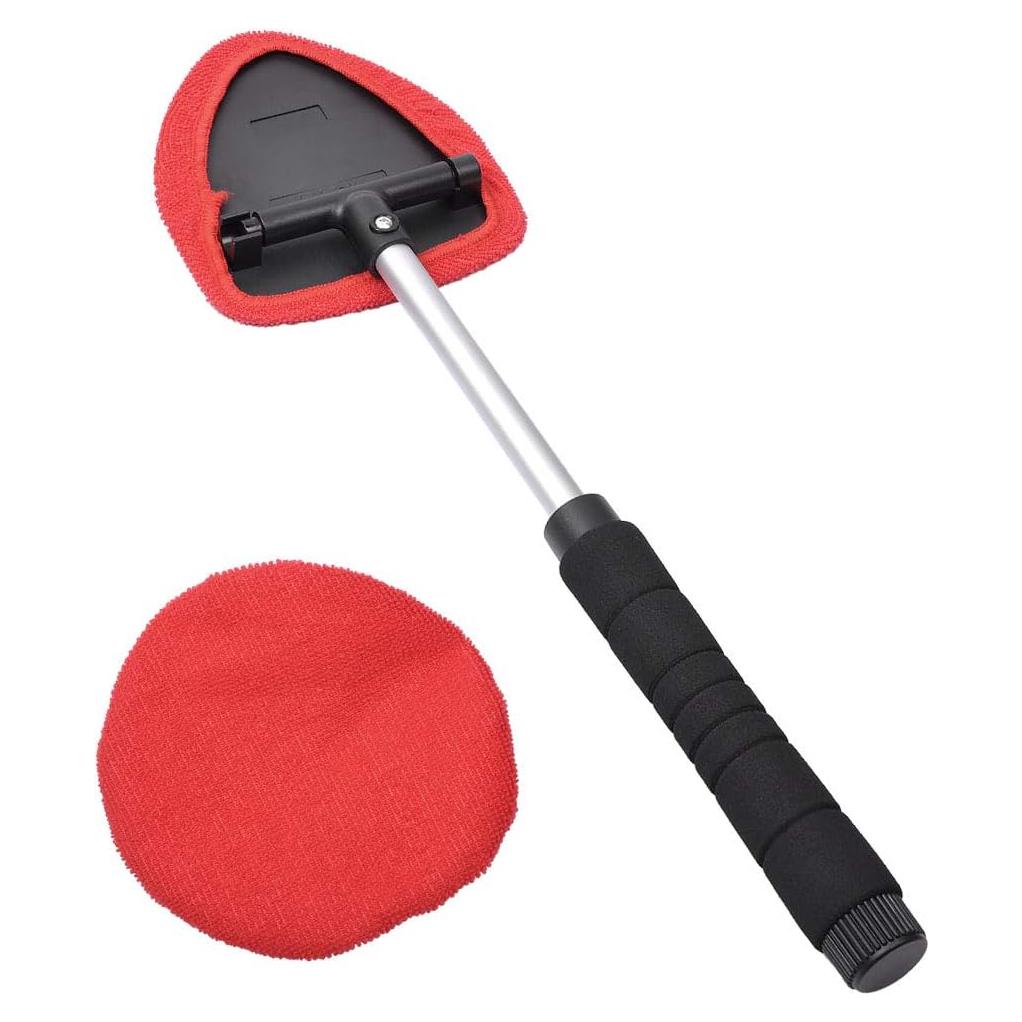 Limpiaparabrisas AutoEC con Mango Extensible y 2 Fundas Microfibra