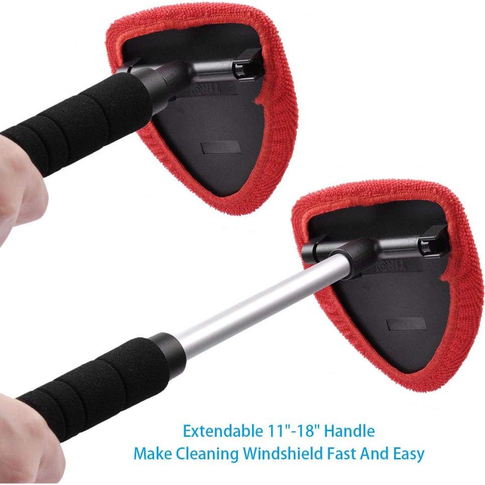 Limpiaparabrisas AutoEC con Mango Extensible y 2 Fundas Microfibra