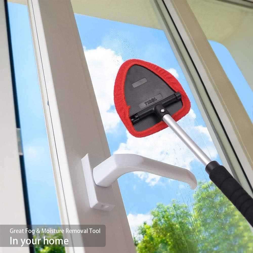 Limpiaparabrisas AutoEC con Mango Extensible y 2 Fundas Microfibra