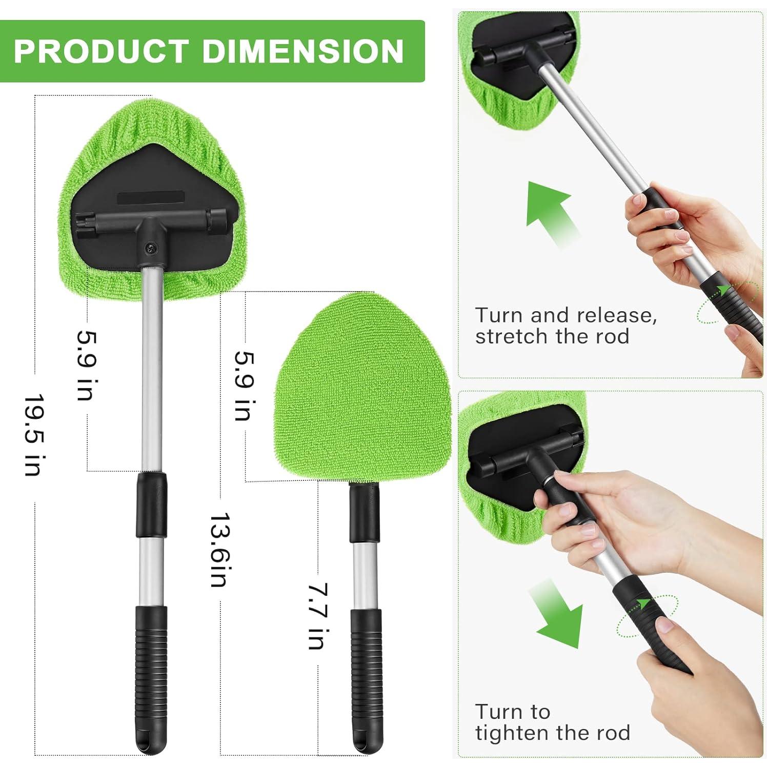Kit de Limpieza de Parabrisas Tallew 3 Pcs con Mango Extensible