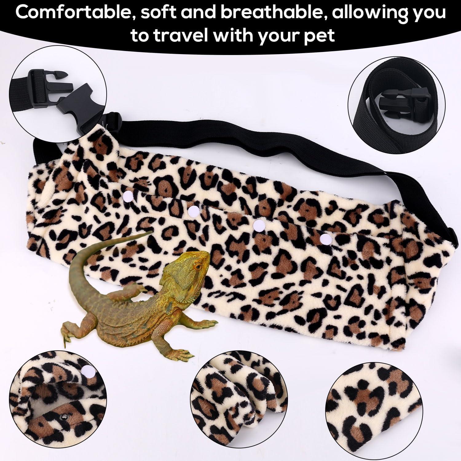 Mochila y correa ajustable para dragón barbudo Gosknor