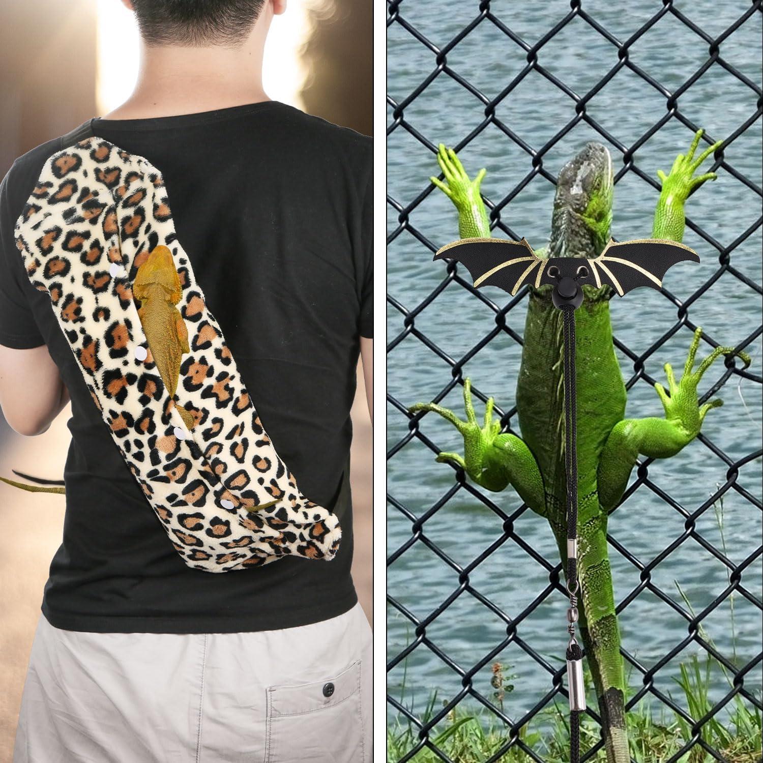 Mochila y correa ajustable para dragón barbudo Gosknor