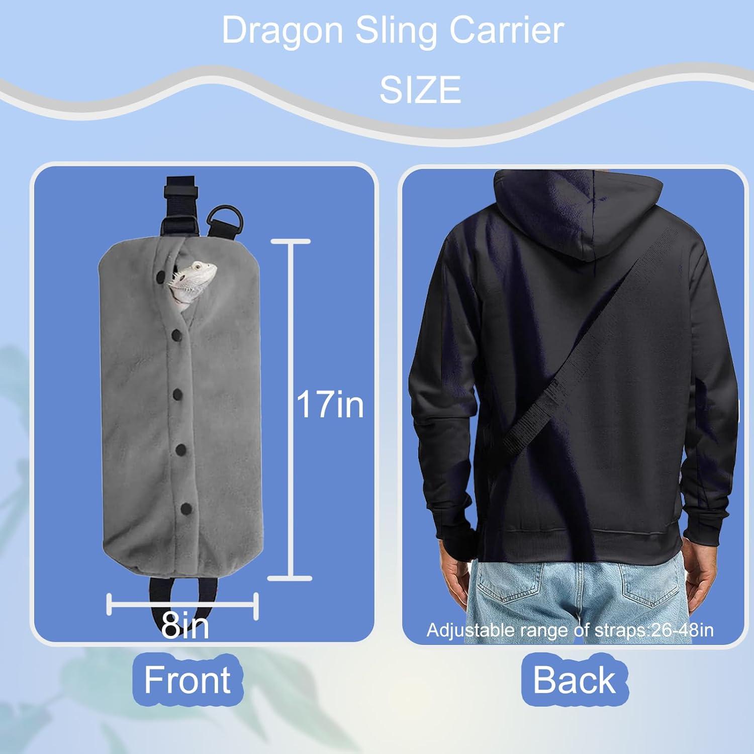 Transportador para Dragón Barbudo HNCH con Correa y Disfraz