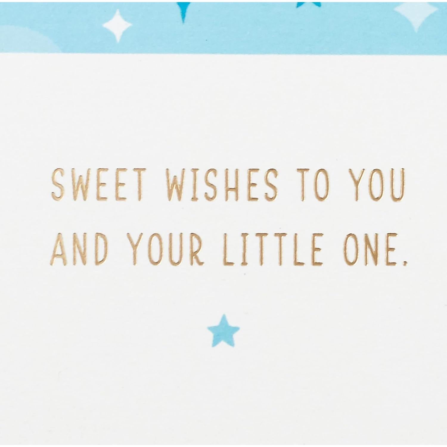 Tarjeta de Bienvenida para Bebé Niño Hallmark 3D Globos Azules