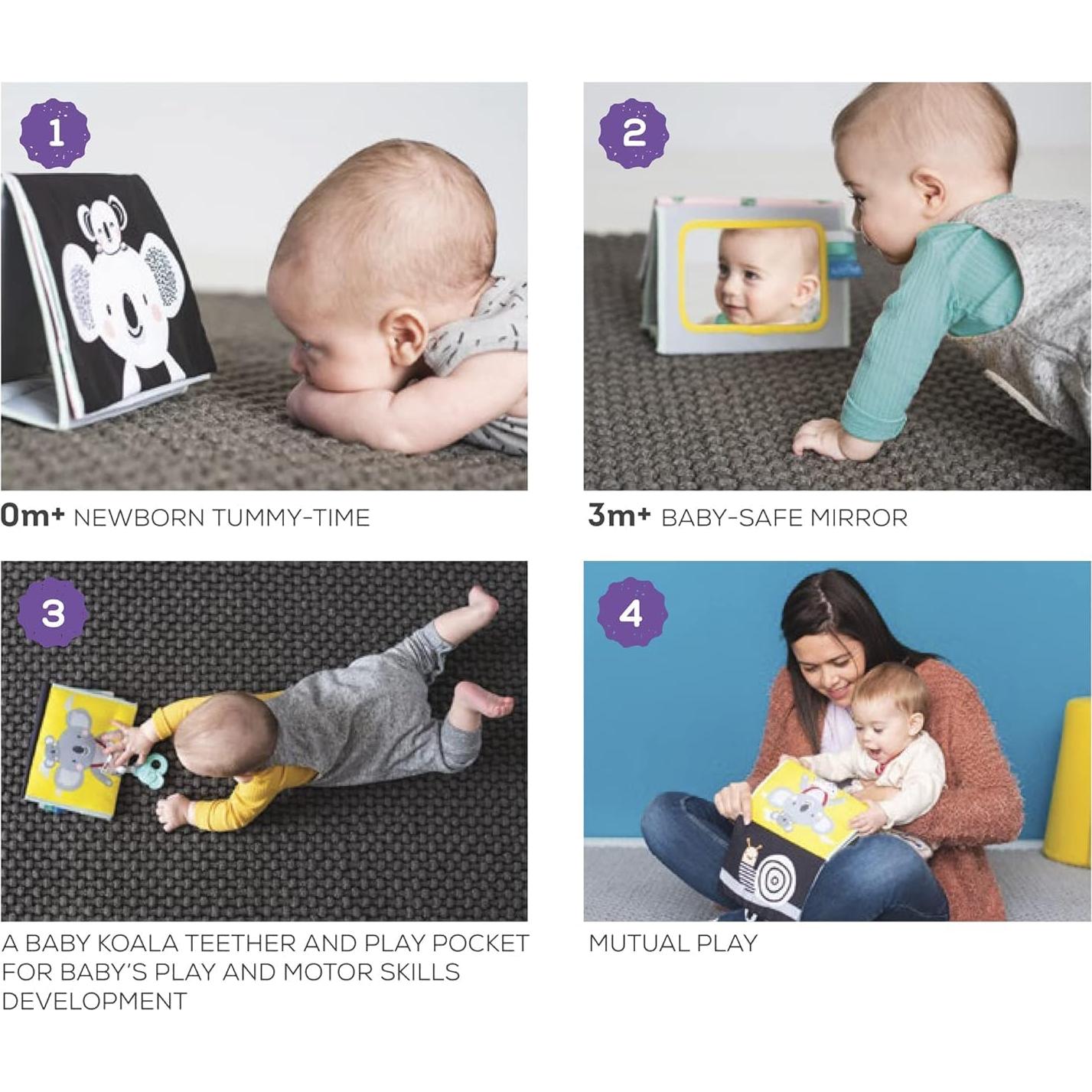 Libro Suave Taf Toys para Bebés - Boca Abajo, 20x15cm