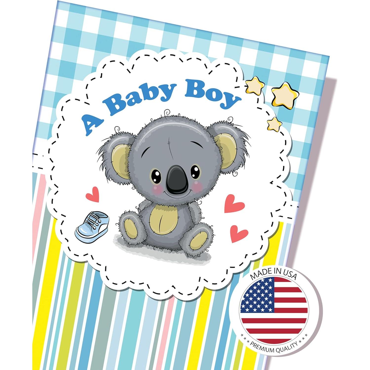 Tarjeta de Felicitación Nuevo Bebé Niño Chuck's Card-O-Rama