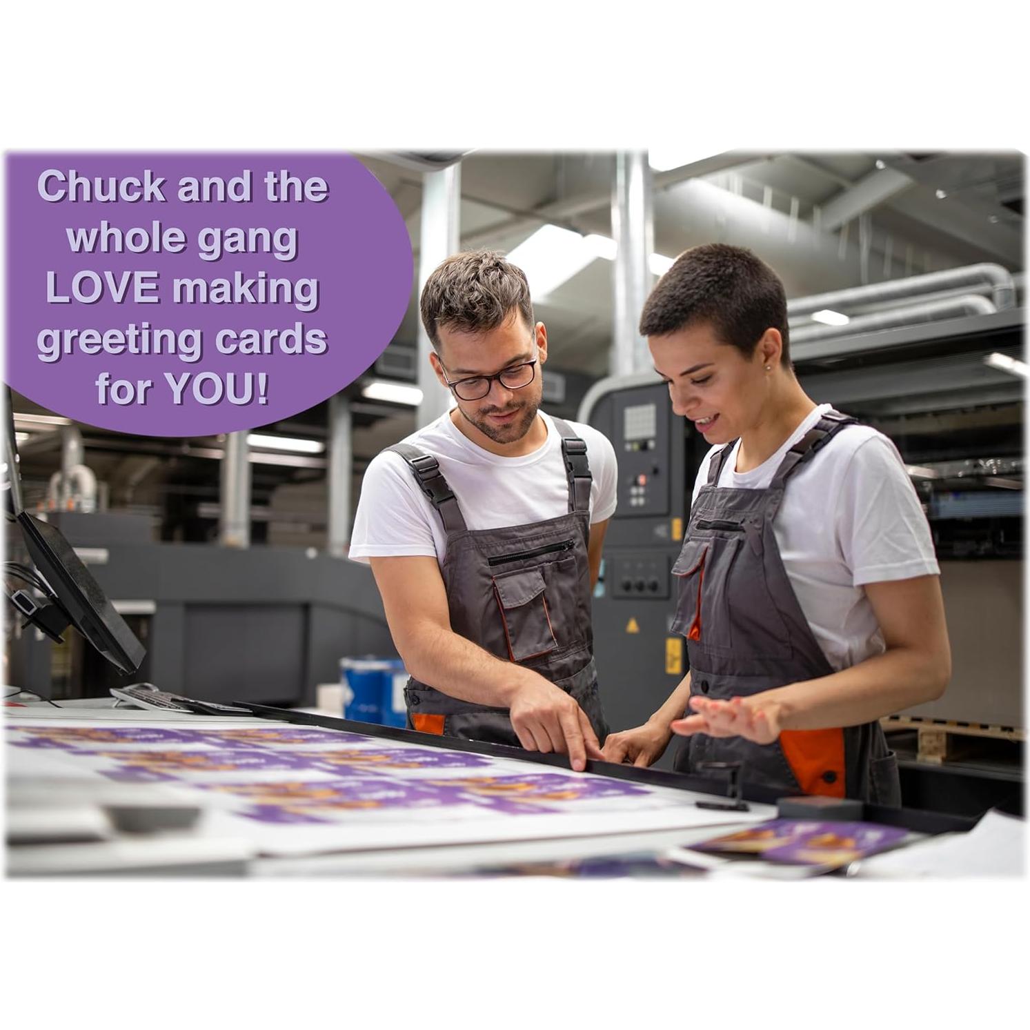 Tarjeta de Felicitación Nuevo Bebé Niño Chuck's Card-O-Rama