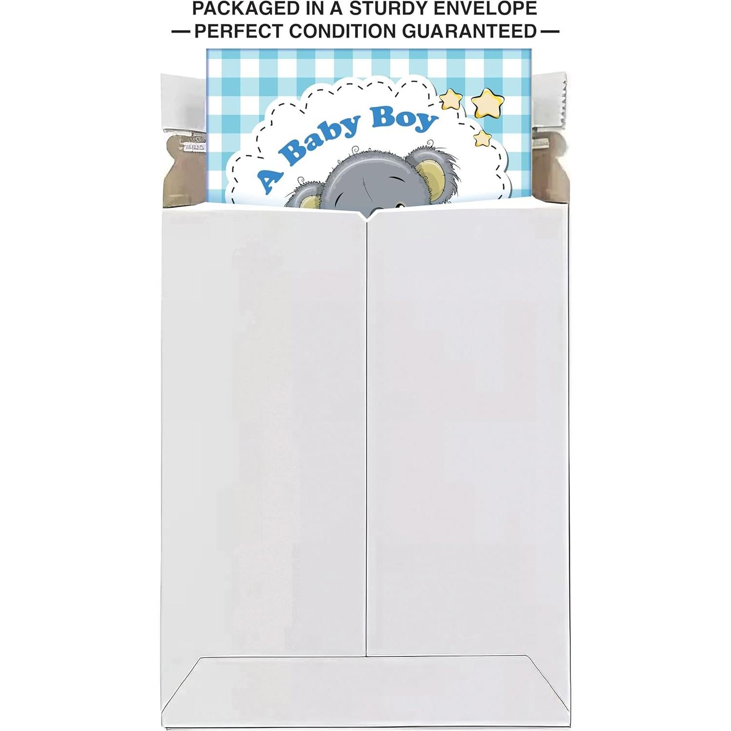 Tarjeta de Felicitación Nuevo Bebé Niño Chuck's Card-O-Rama