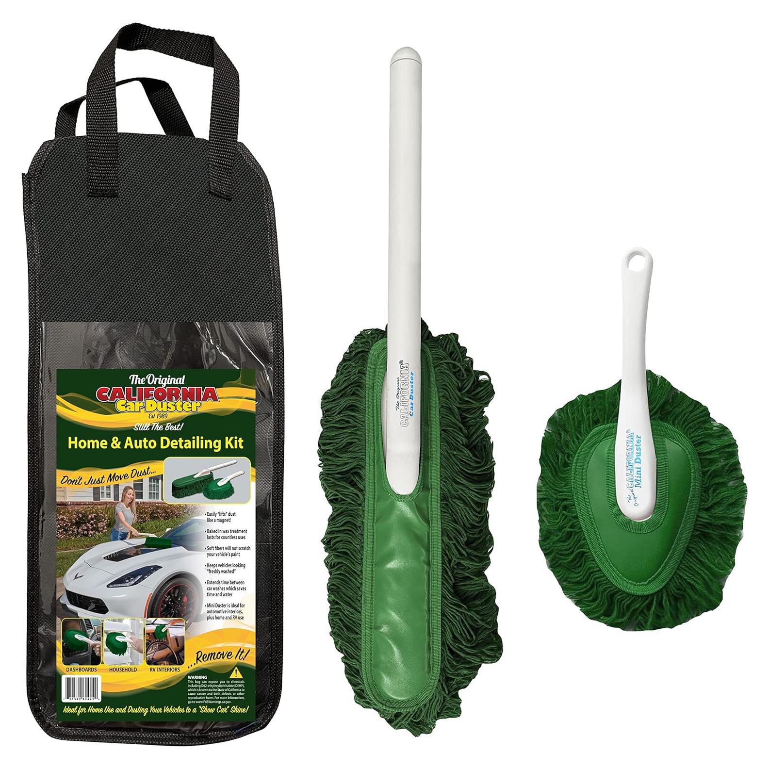 Combo de Detalle California Car Duster 62455 con Mop Verde