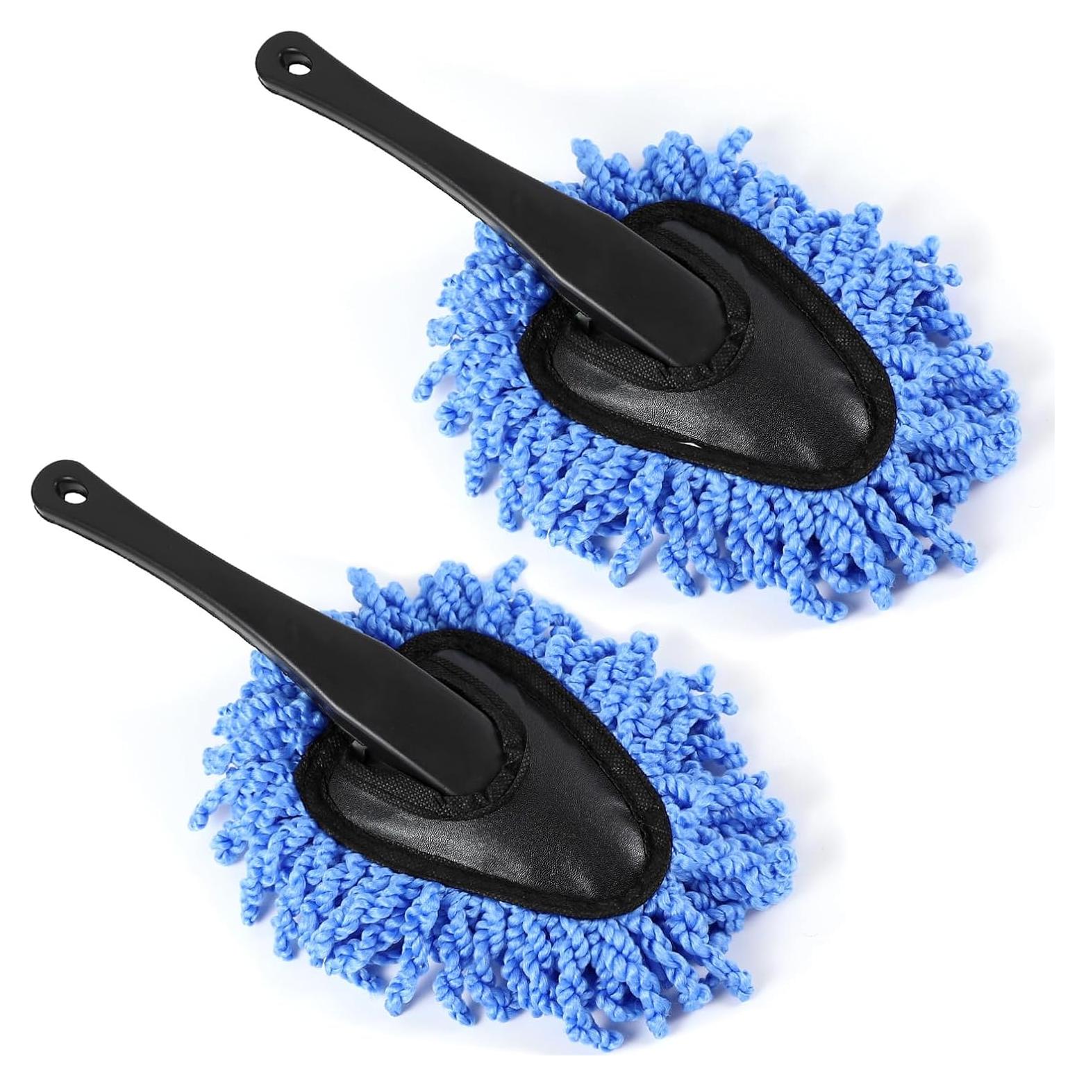 2 Cepillos de Microfibra Wogomz para Limpiar Tablero de Coche