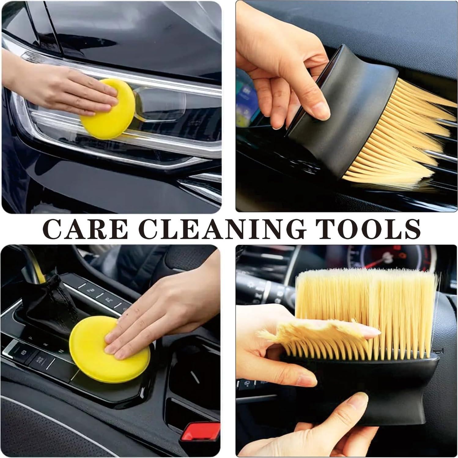 Juego de Cepillos de Limpieza para Automóvil 13 Piezas Florailune