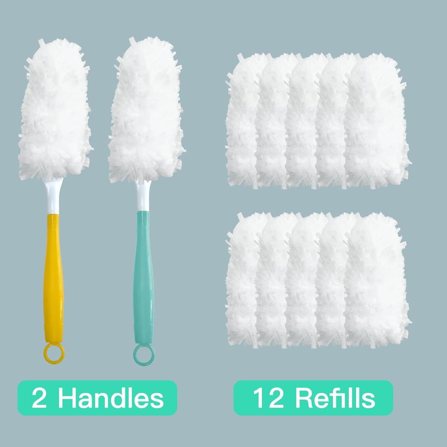 Duster Cubicozy para Interior de Auto - 2 Mangos + 12 Recambios