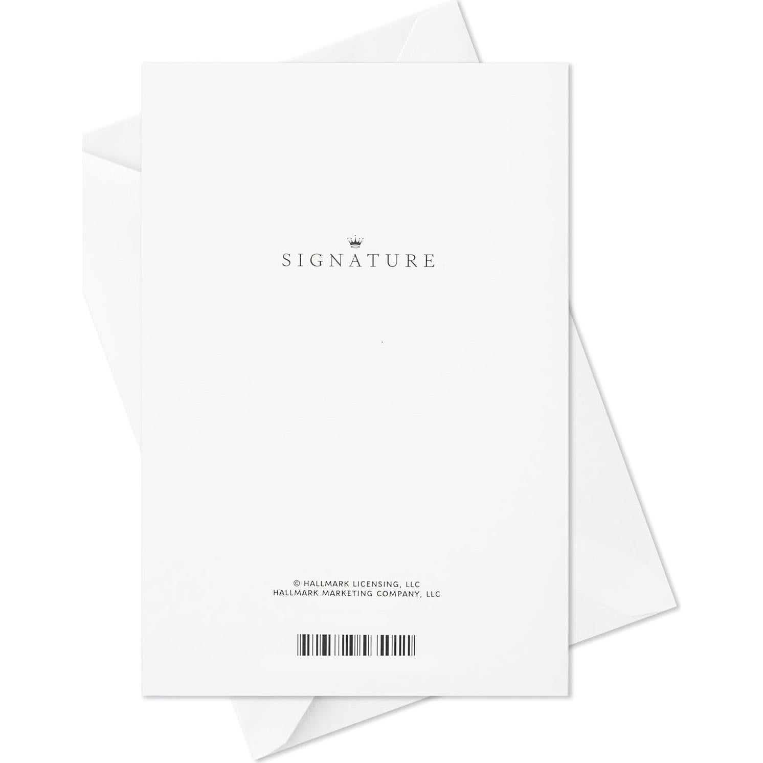 Tarjeta de Bautismo Hallmark Signature Cruz Amarilla 12.7x18.3cm