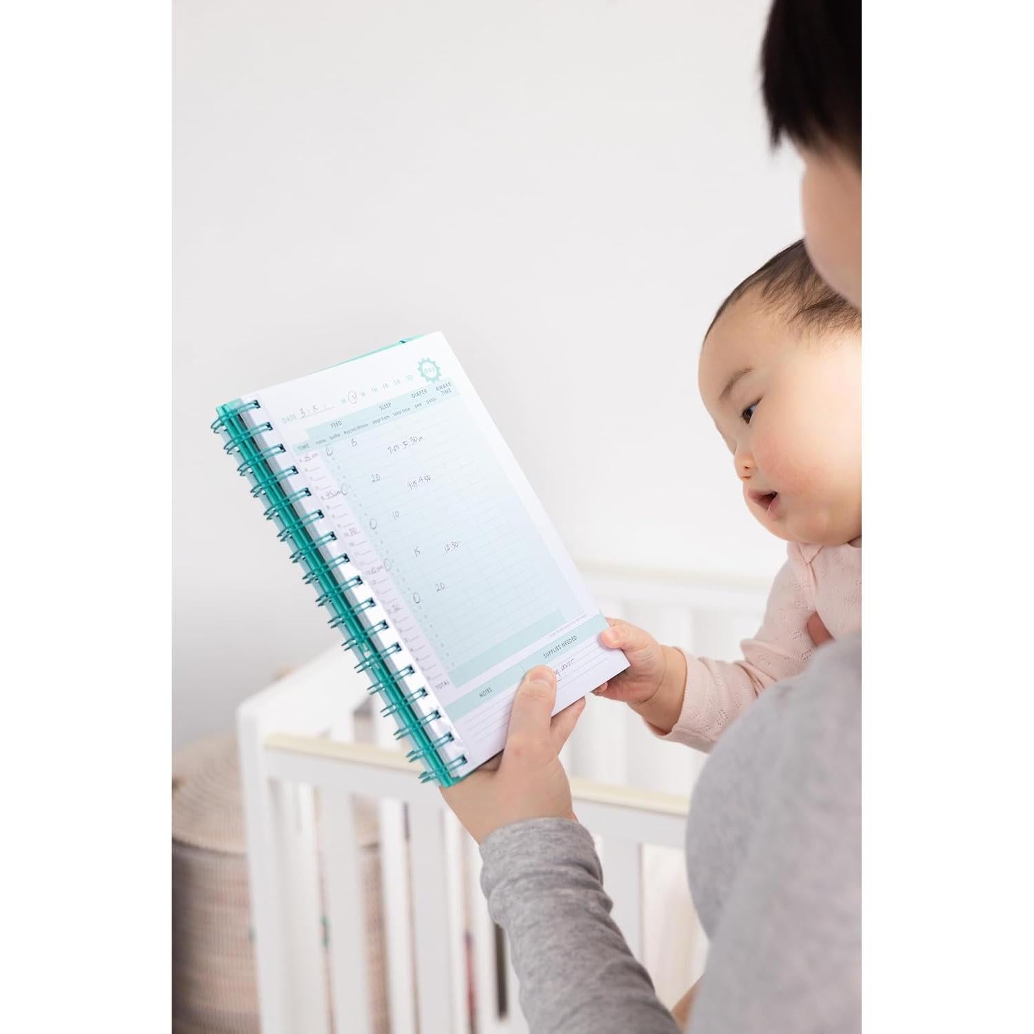 Planificador Diario del Bebé Pearhead Azul, 50 Páginas