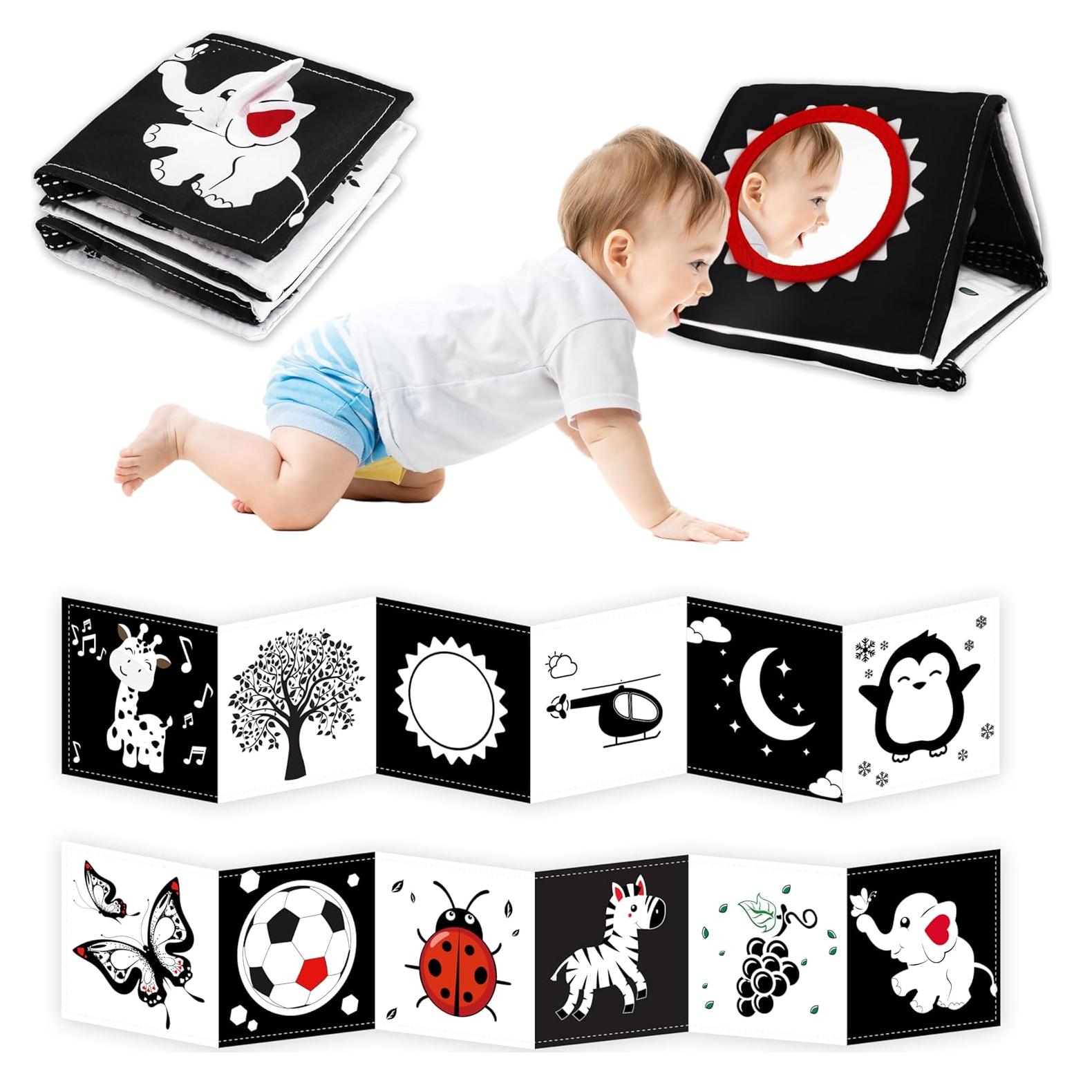 Juguetes de Alto Contraste para Bebés Chambom 0-3 Meses