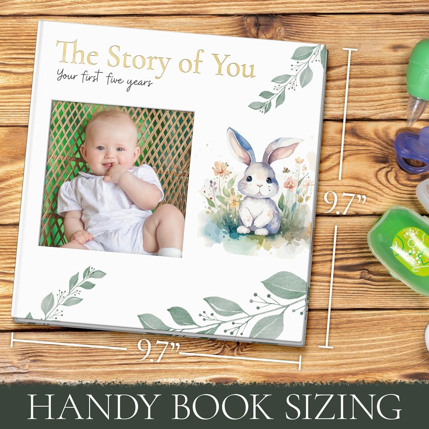 Libro de Recuerdos de Bebé Recuerdos Sentidos 140 Páginas