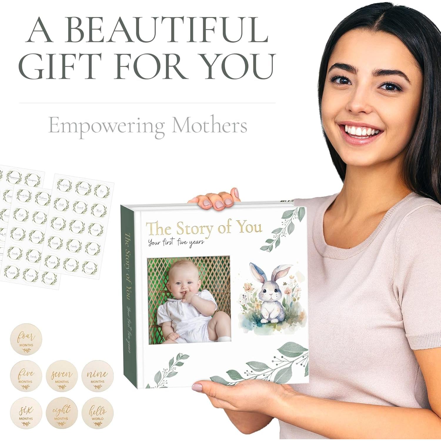 Libro de Recuerdos de Bebé Recuerdos Sentidos 140 Páginas