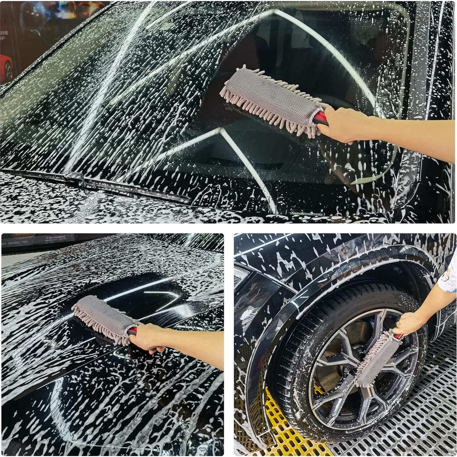 Duster Mini Amiss de Microfibra para Limpieza de Auto y Hogar