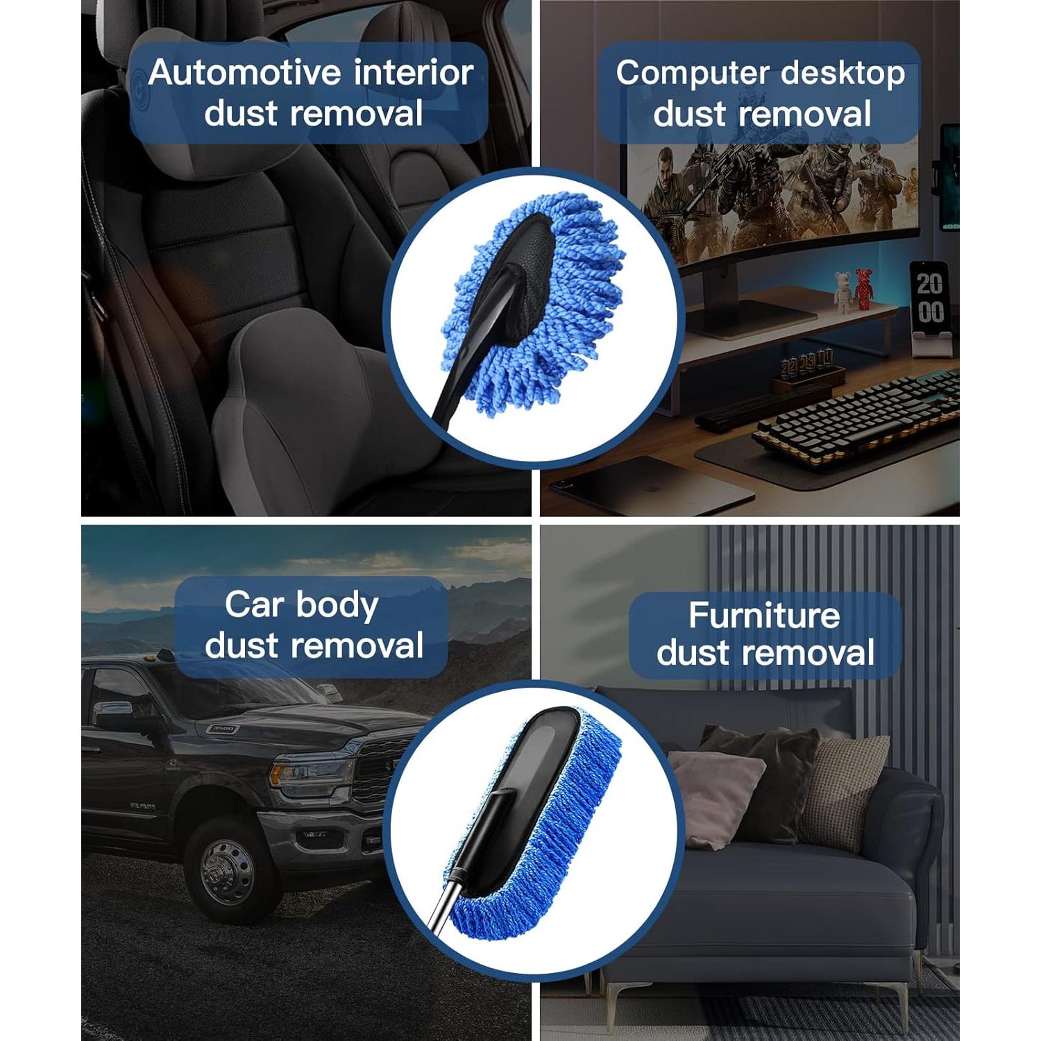 Kit de Limpieza de Auto 2 Piezas YeewayVeh Microfibra