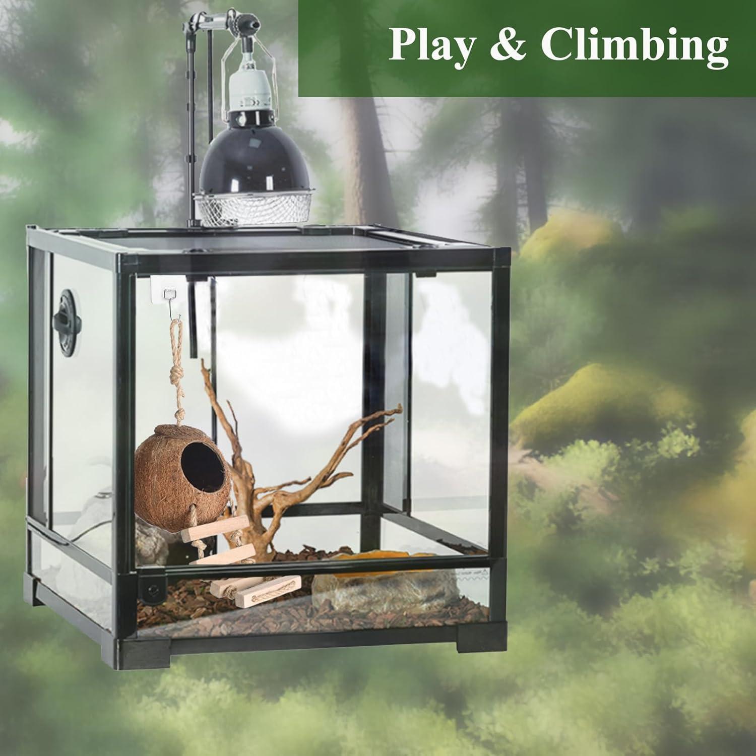 Casa de Coco Natural HERCOCCI para Gecko y Reptiles 6.1cm