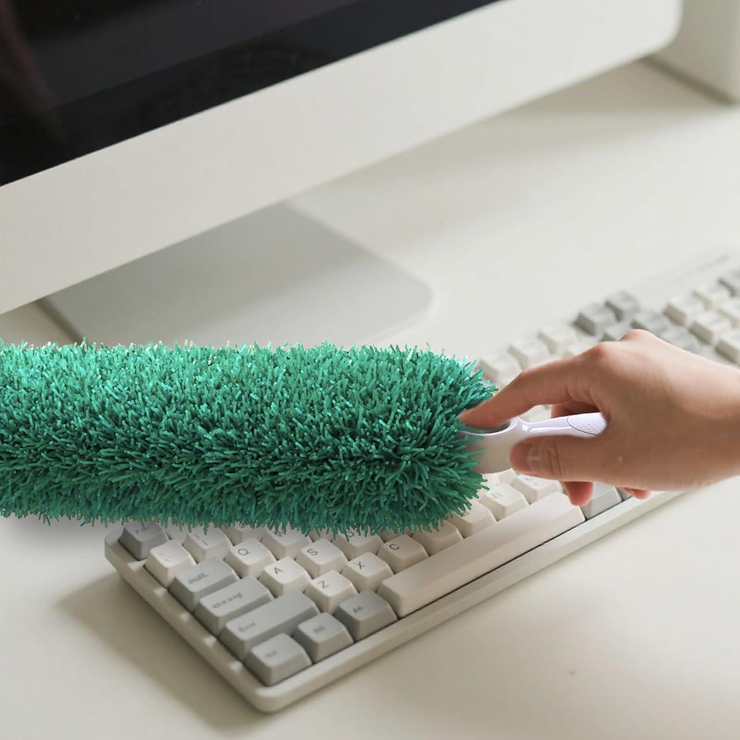 Duster de Microfibra EHOMGUI Verde Reutilizable 2PCS