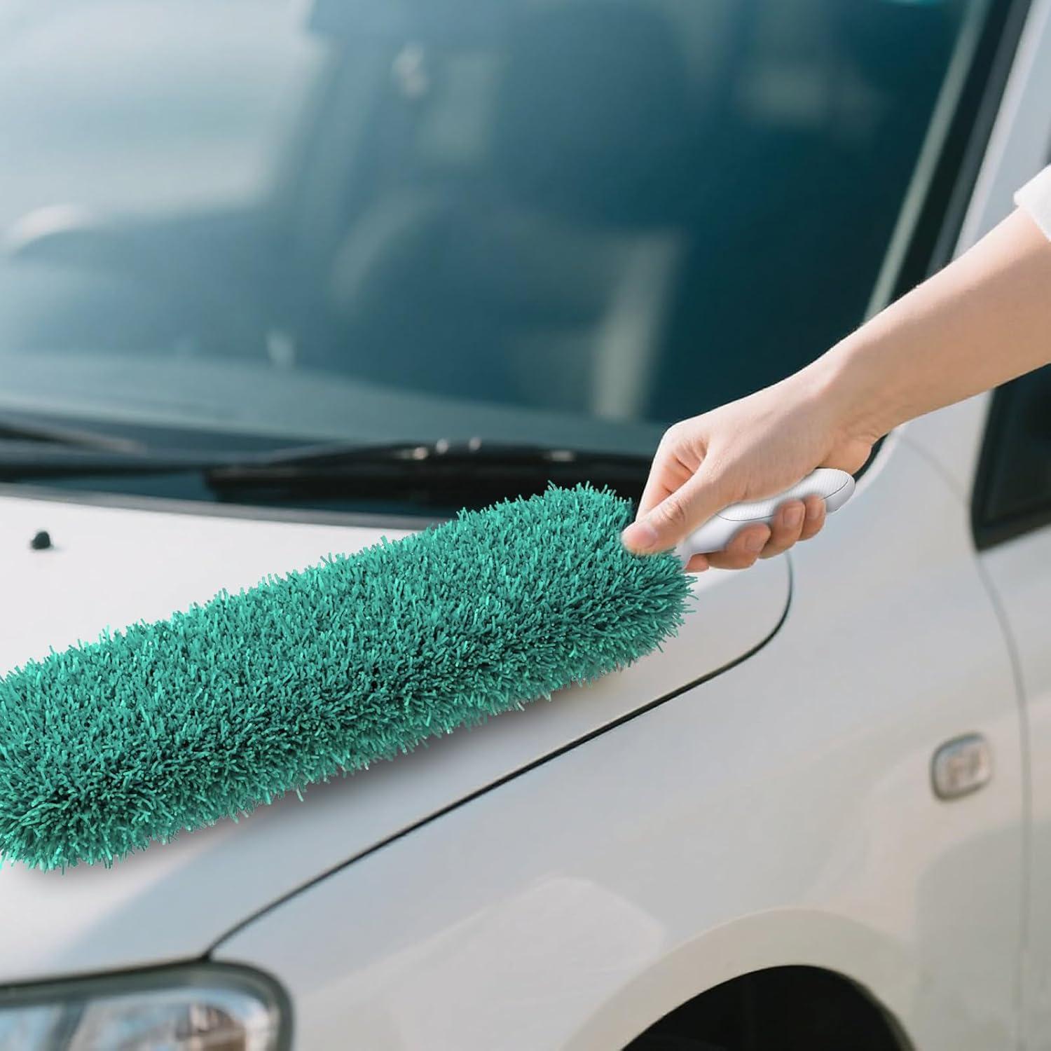 Duster de Microfibra EHOMGUI Verde Reutilizable 2PCS