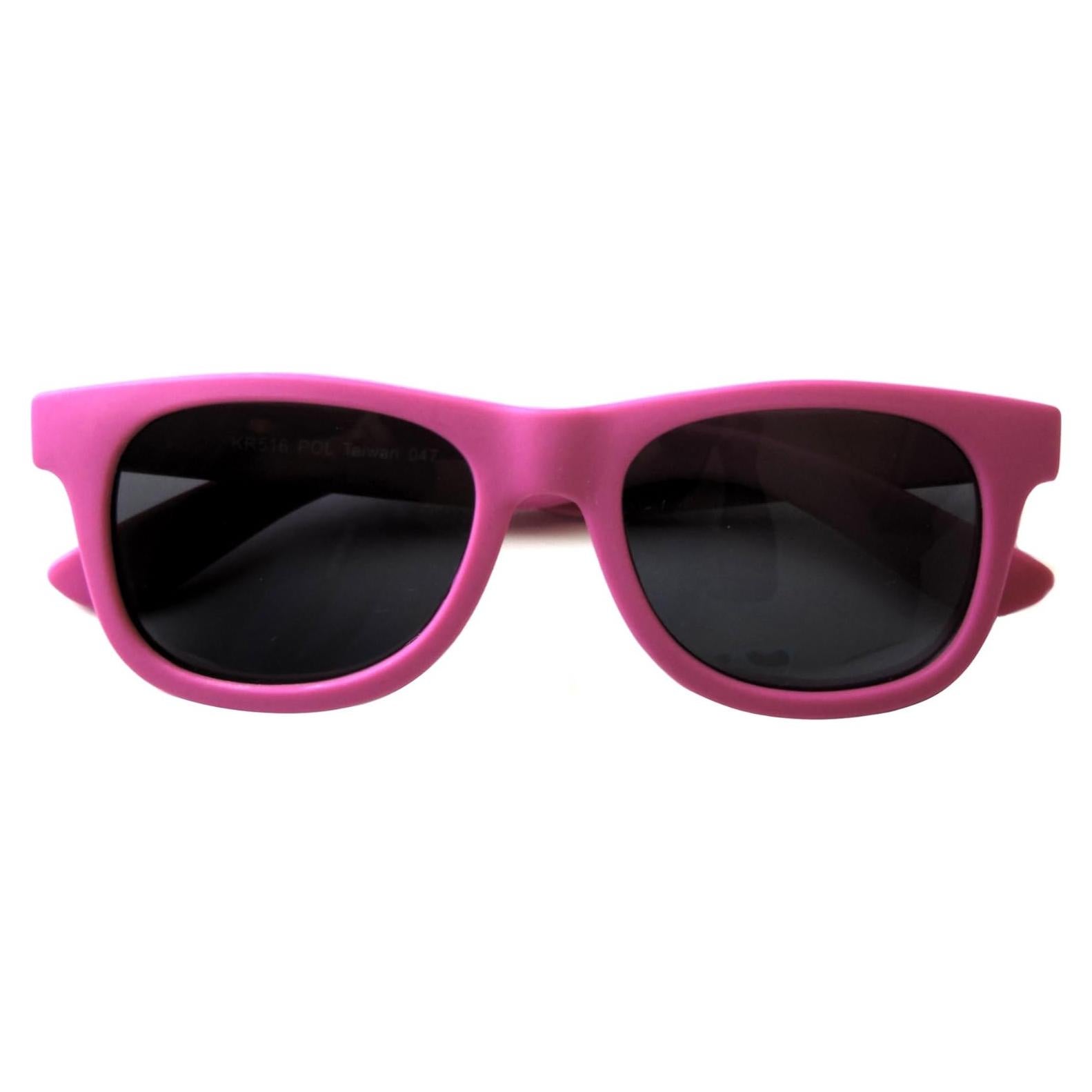 Gafas de Sol Vintage para Bebés y Niños 1-2 Años Rosa Fucsia