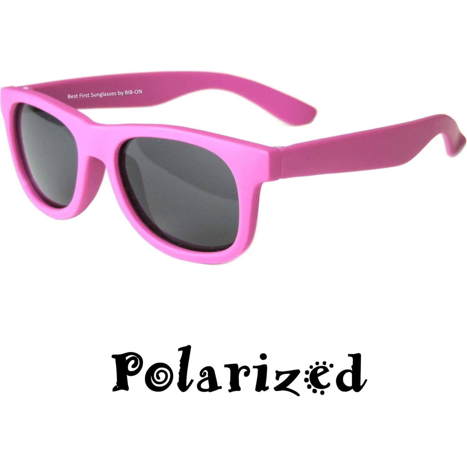 Gafas de Sol Vintage para Bebés y Niños 1-2 Años Rosa Fucsia