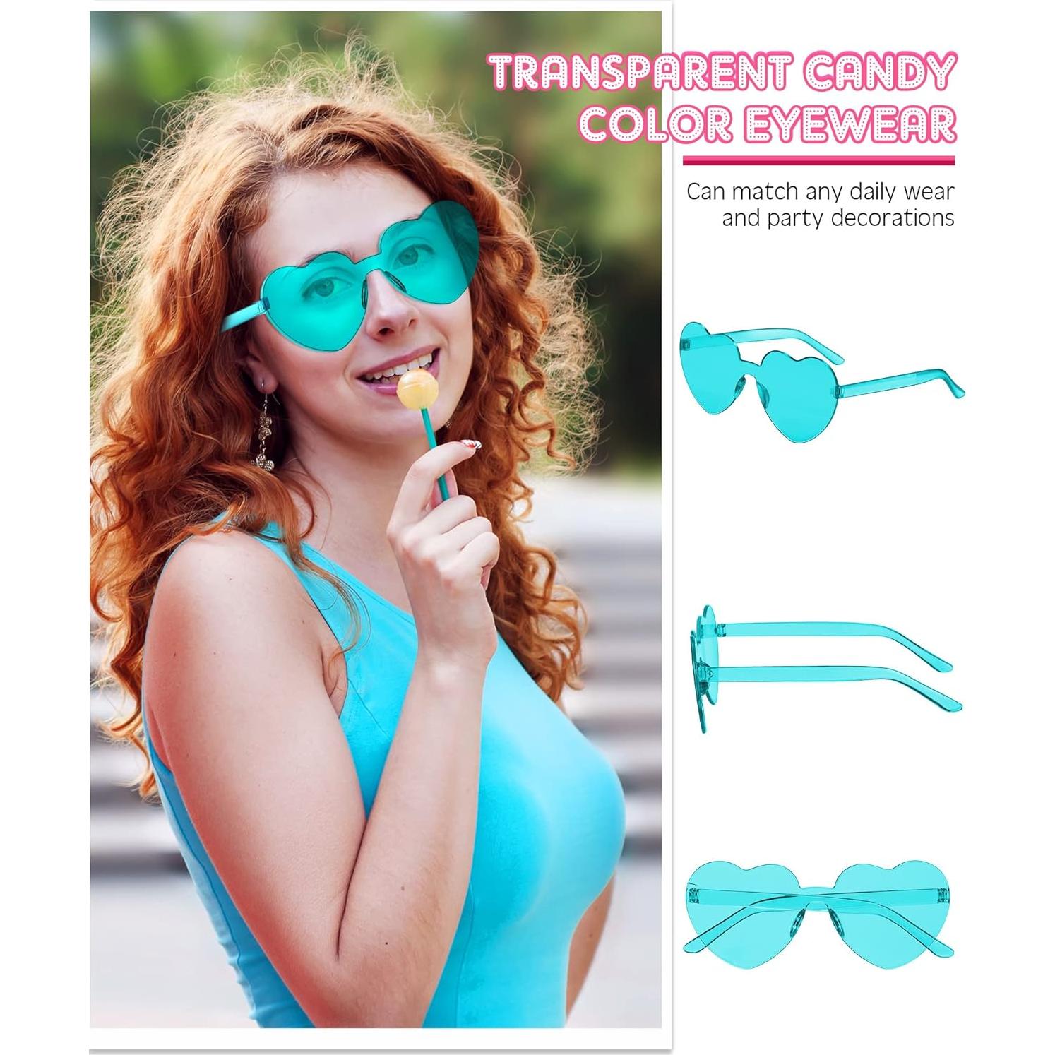 Gafas de sol sin montura Frienda 8 pares color caramelo