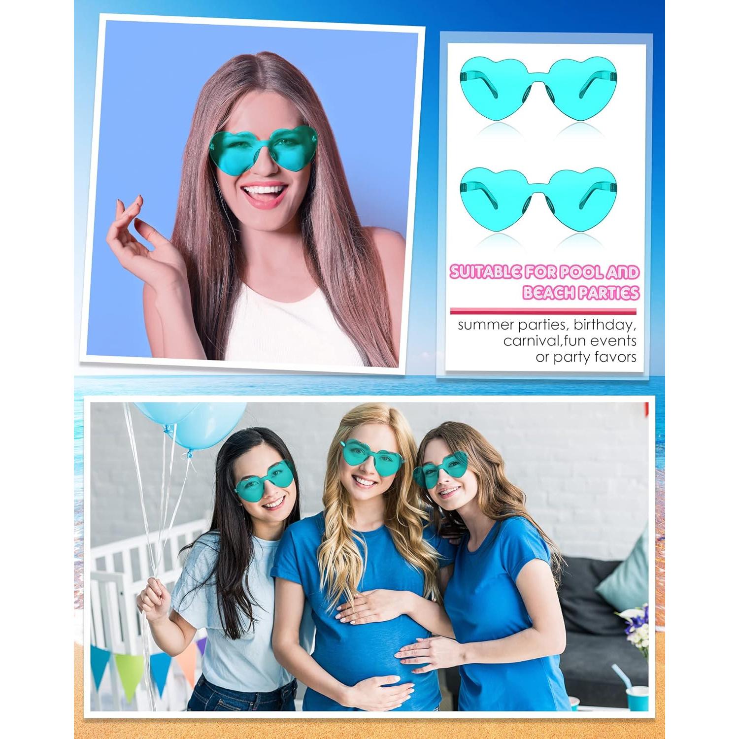 Gafas de sol sin montura Frienda 8 pares color caramelo