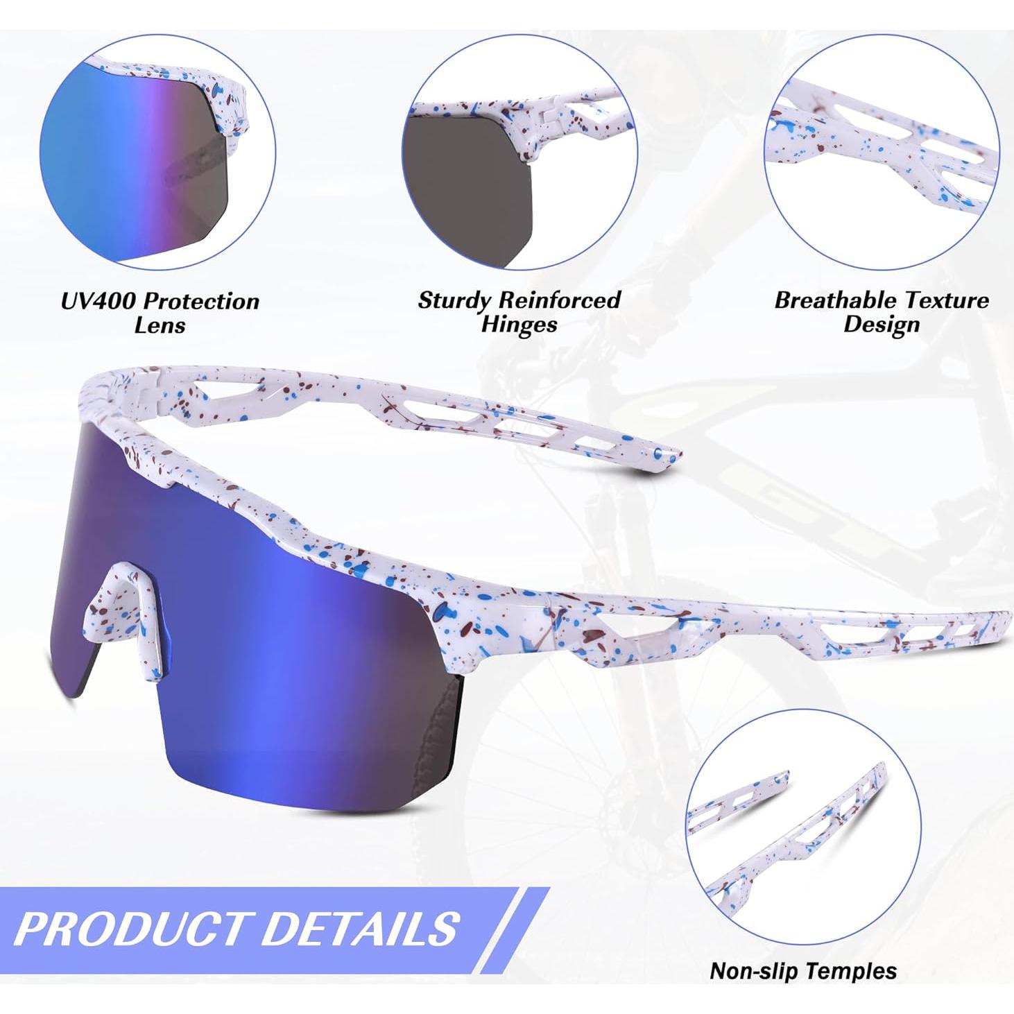 Gafas de sol deportivas KesaPlan Kids 3-12 años UV400