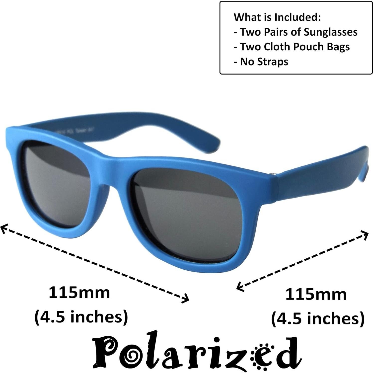 Gafas de Sol Vintage para Bebés 1-2 Años - Protección UV