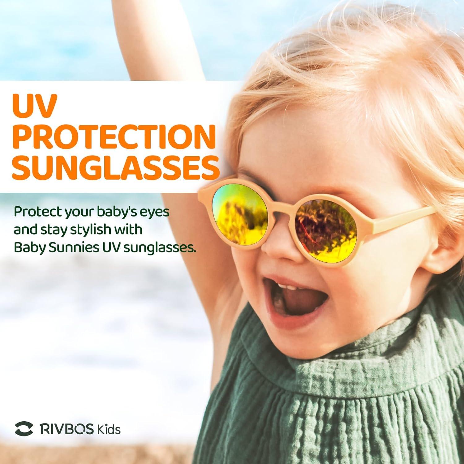 Gafas de sol RIVBOS Baby Wrap Polarizadas UV400 para Bebés