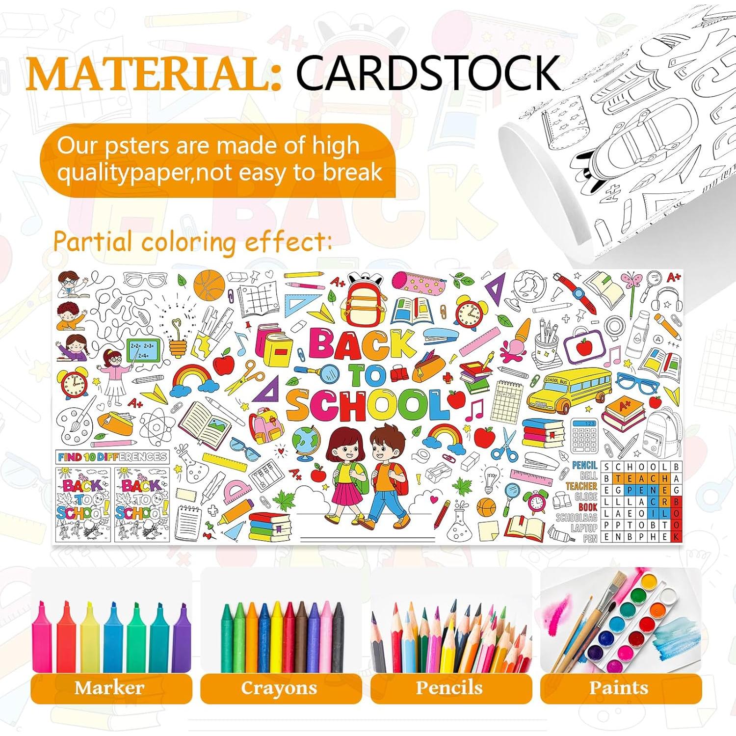 Póster Gigante para Colorear TAKEALLOKO 78.74 x 180.34 cm