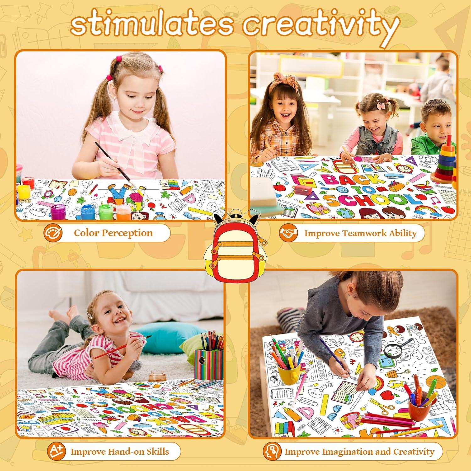 Póster Gigante para Colorear TAKEALLOKO 78.74 x 180.34 cm