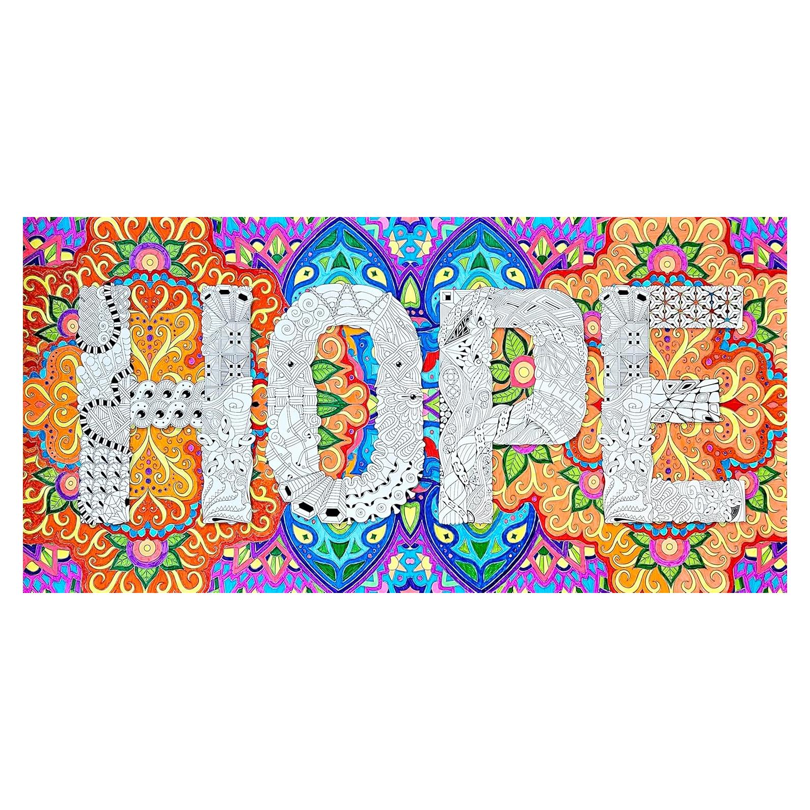 Póster Gigante para Colorear SJPRINTER Esperanza 61x122 cm