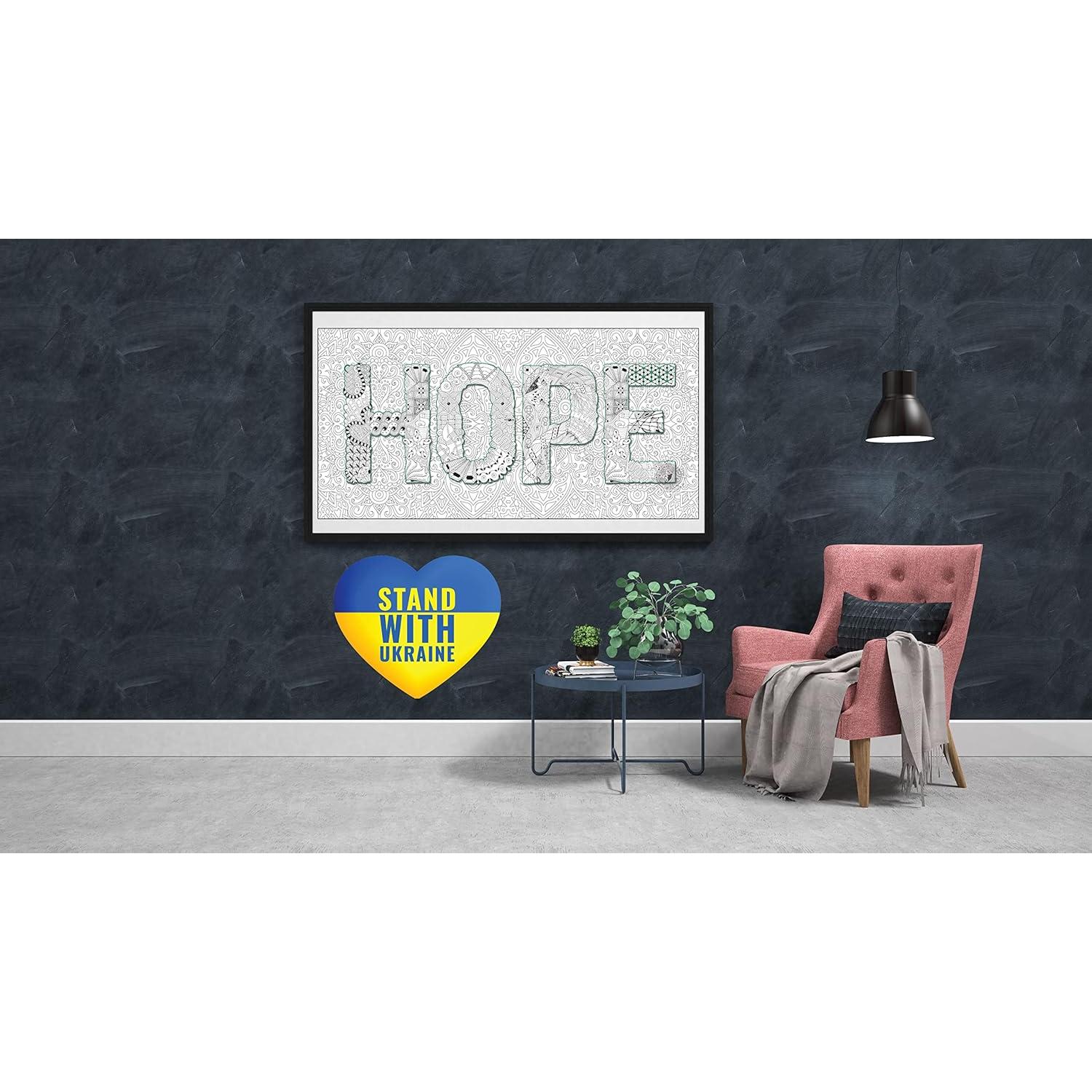 Póster Gigante para Colorear SJPRINTER Esperanza 61x122 cm