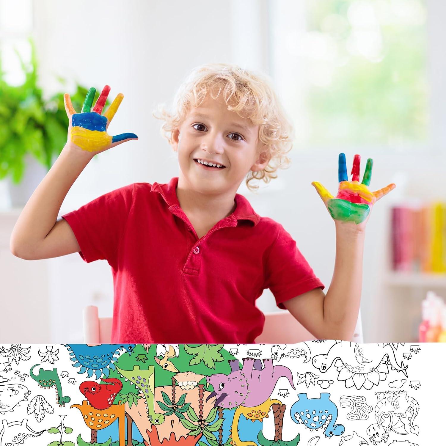 Póster Gigante para Colorear Dinosaurios KFJBPB 76.2x182.9cm