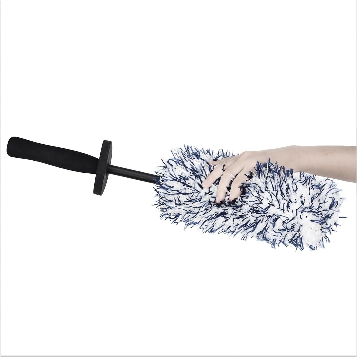 Cepillo de Rueda LUKCOZMO 42cm Fibra Ultra-fina Negro Blanco