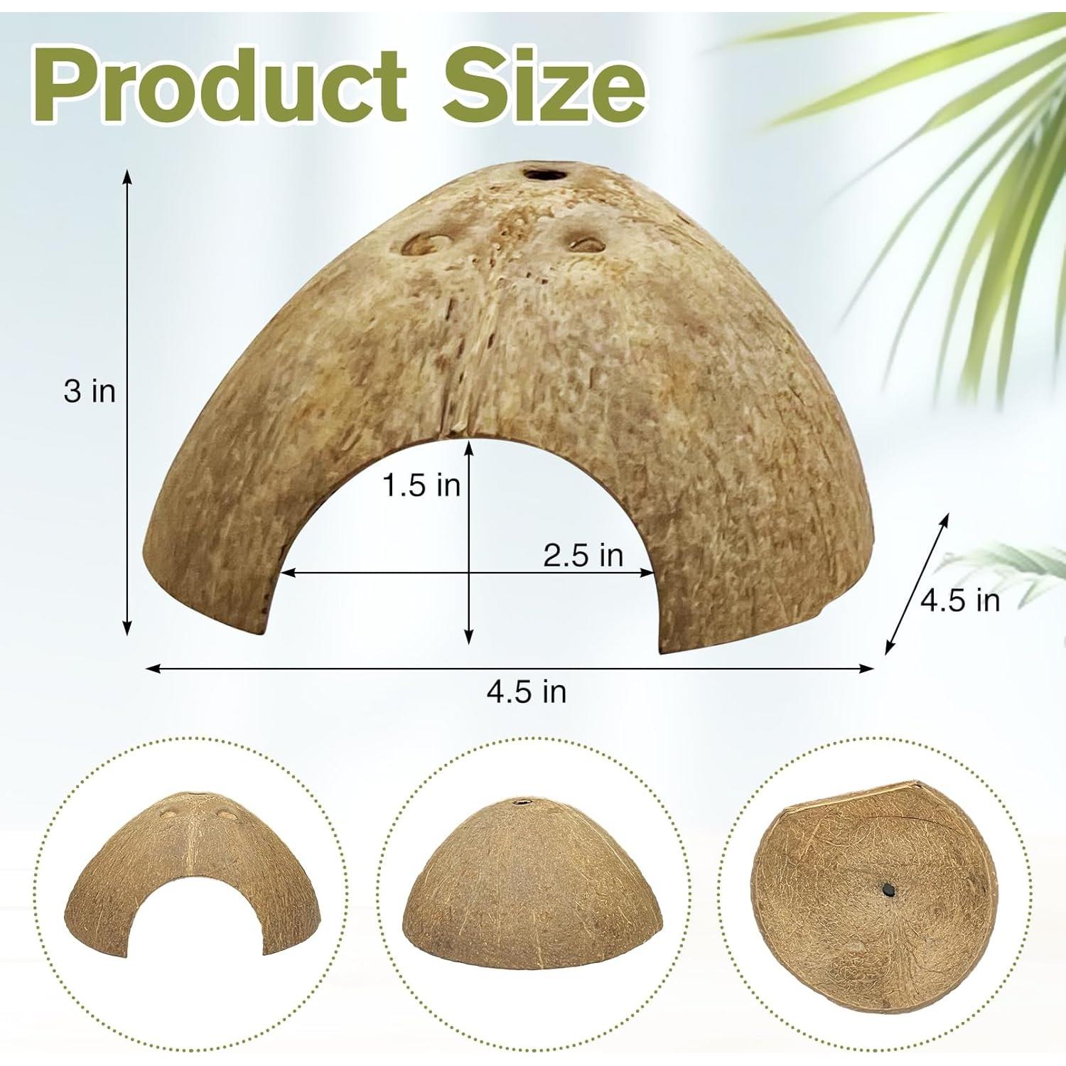Juego de Escondites de Coco Natural Hamiledyi 7 Piezas