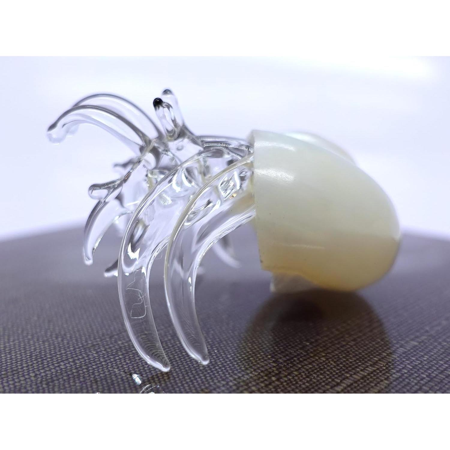 Concha de Mar Cangrejo Ermitaño Vidrio Soplado Sansukjai