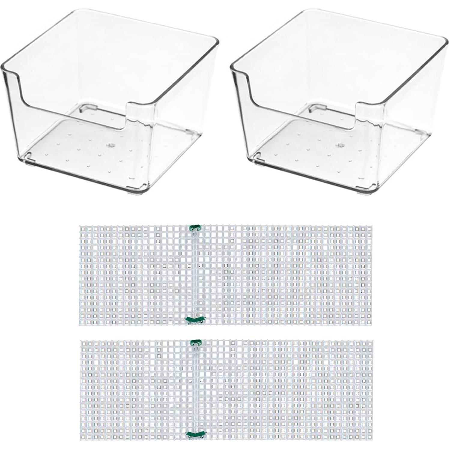 Tanques de Agua Transparentes para Cangrejos Ermitaños - KeaJuidy