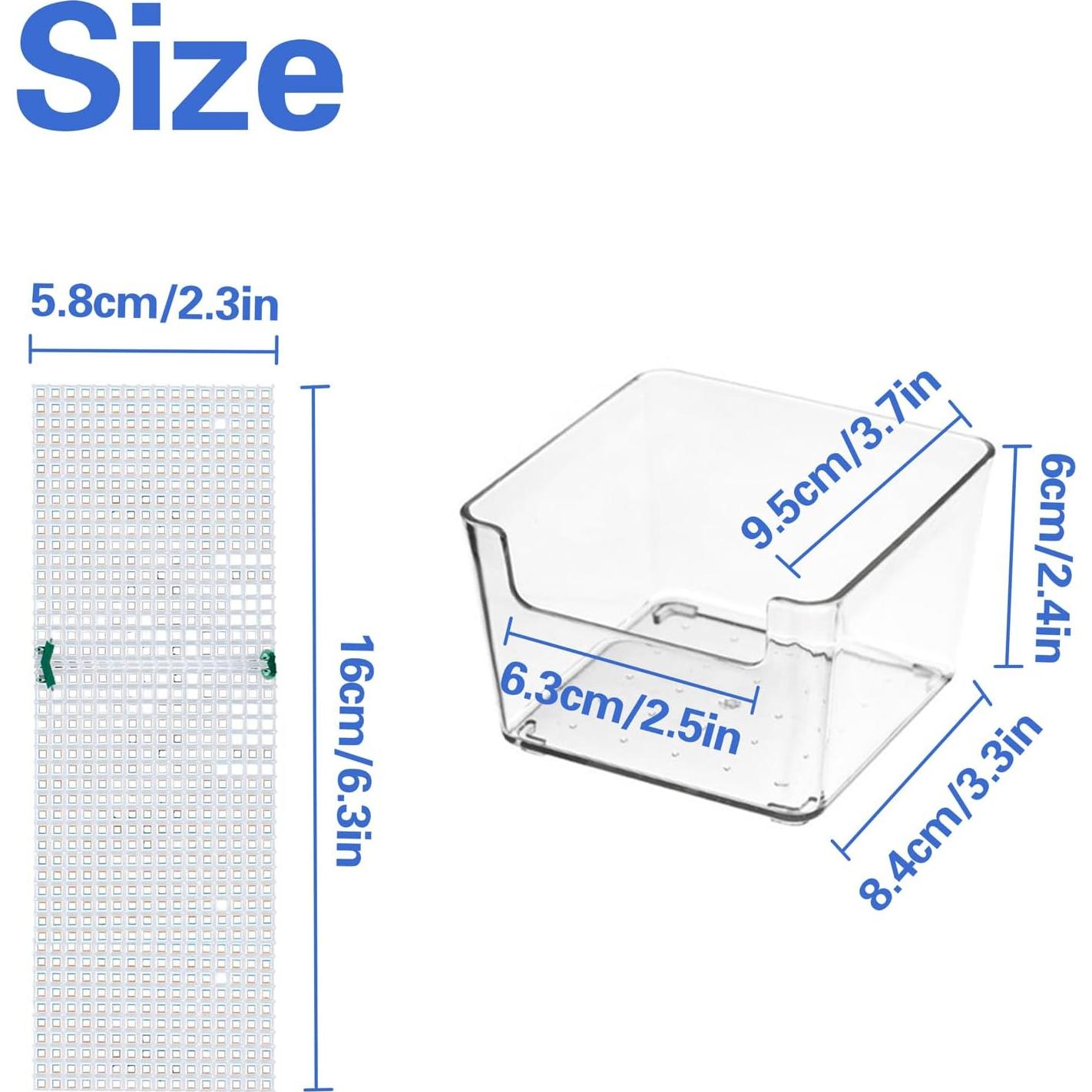 Tanques de Agua Transparentes para Cangrejos Ermitaños - KeaJuidy